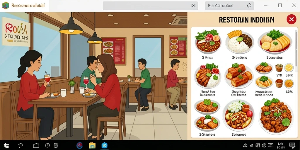 Tampilan awal yang menarik dan mudah dinavigasi.