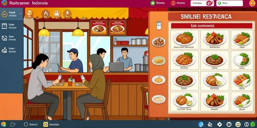 Tampilan antarmuka yang ramah pengguna dan intuitif.