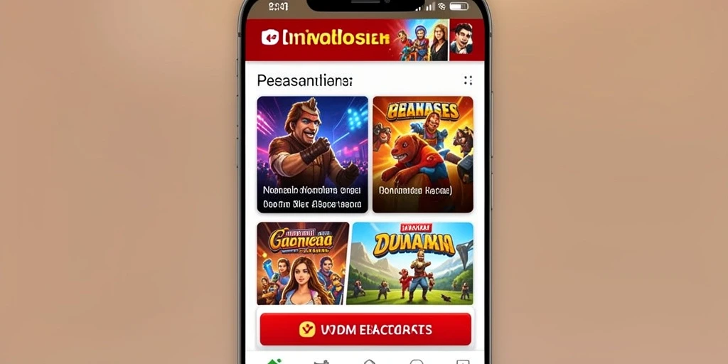 Tampilan awal permainan yang menarik dan informatif.