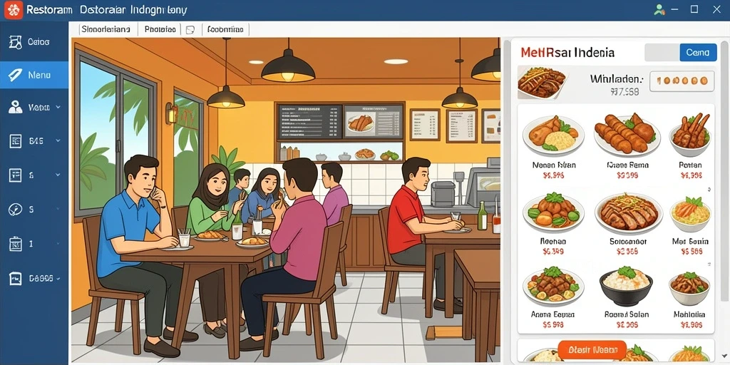 Tampilan awal yang menarik dan penuh warna.