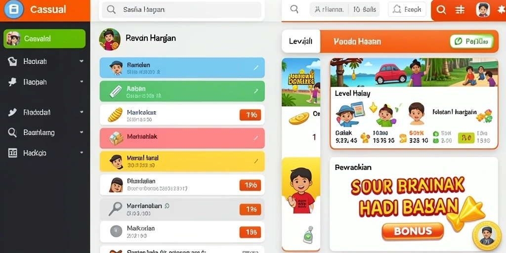 Tampilan antarmuka yang menarik dan mudah digunakan.