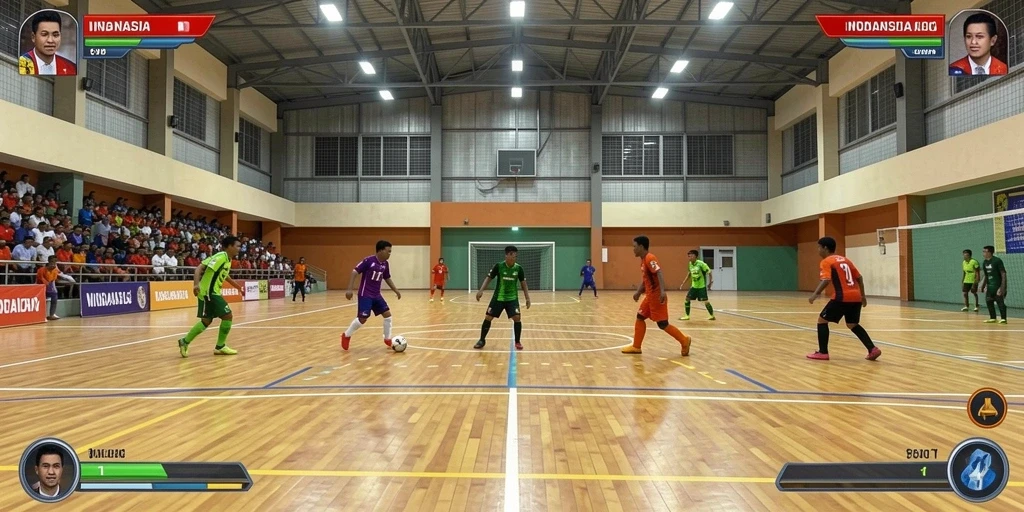 Tampilan awal permainan yang menarik dan penuh warna.