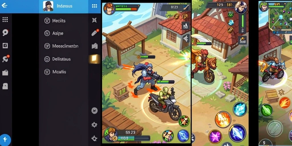 Tangkapan layar menampilkan aksi seru dalam pertandingan hoki.