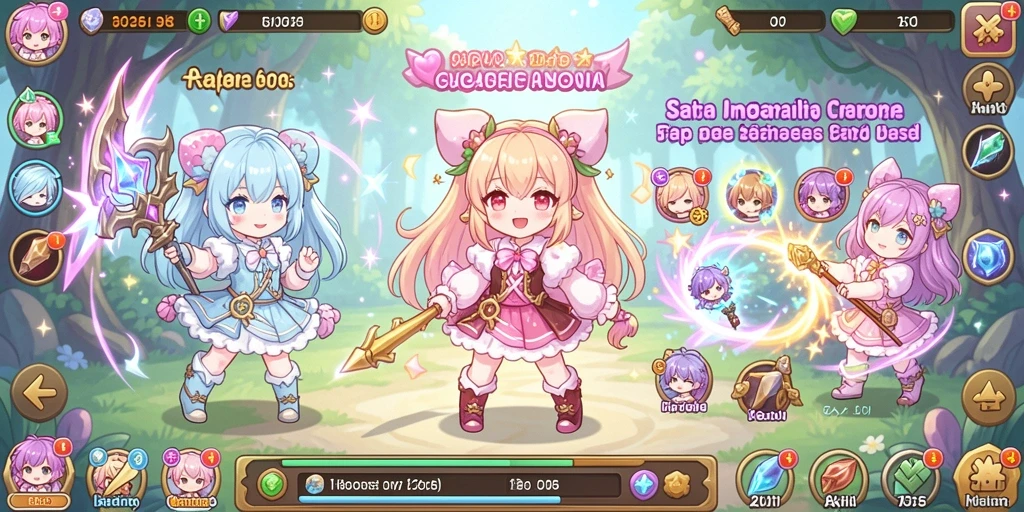 Screenshot menampilkan antarmuka permainan yang menarik.