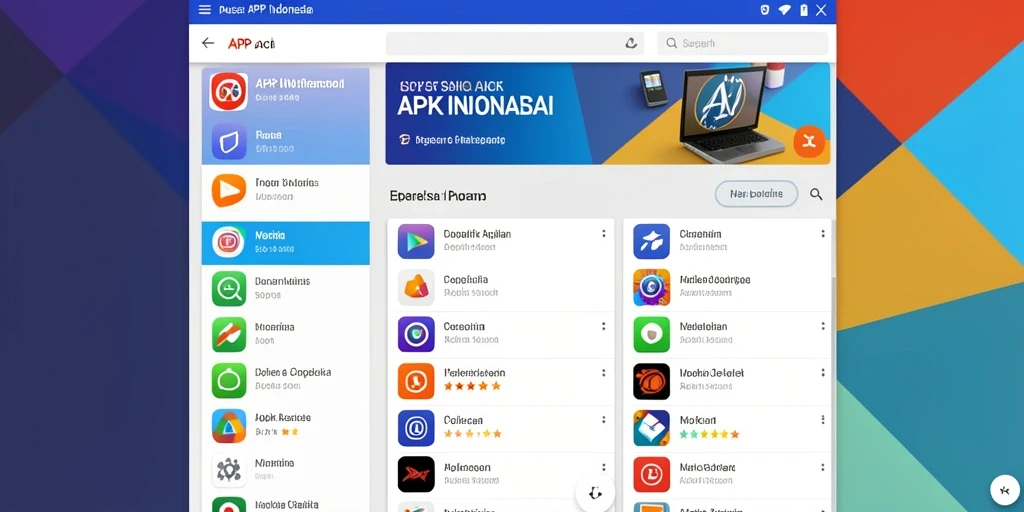 Tampilan menu utama VITA555 yang user-friendly.
